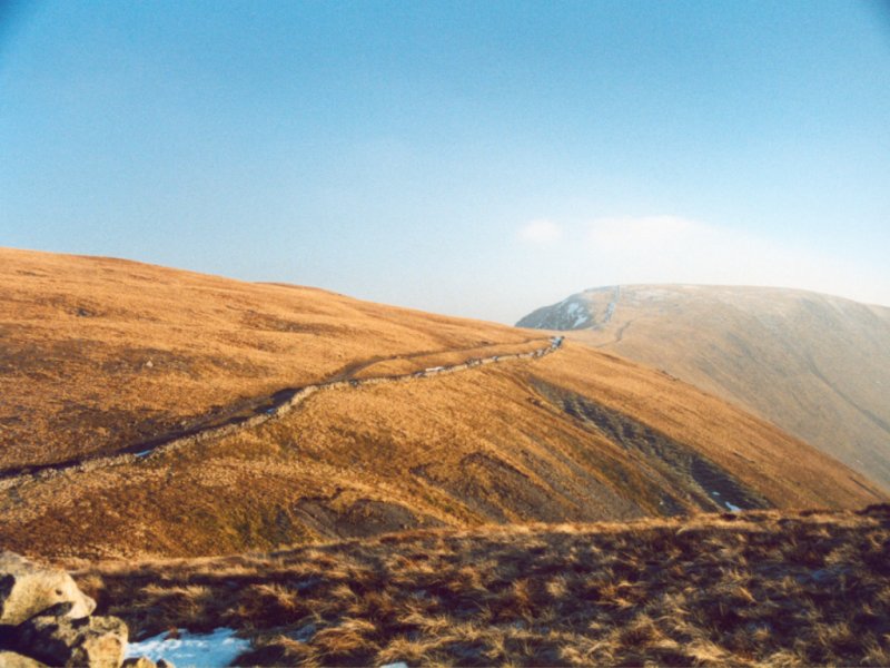 The Knott, looking south along Straits of Riggindale towards High Street